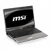 Laptop MSI Intel i3-330M 2.13GHz, 4GB, 500GB, DVDRW, WEB, LED 15.6" - Baterie noua